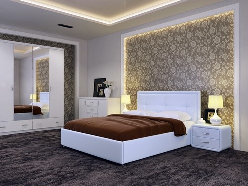 Кровать в спальню Adele размер 160*200 с основанием в Нижнем Новгороде - изображение