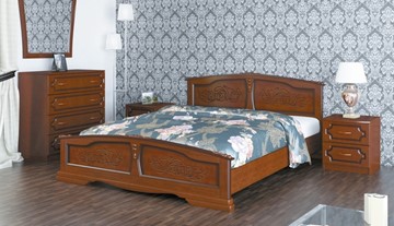 Кровать 1-спальная Елена (Орех) 120х200 в Нижнем Новгороде