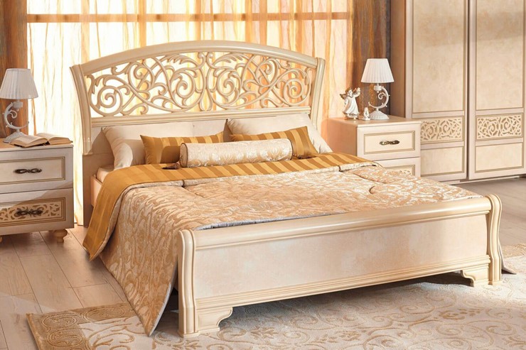 Гарнитур в спальню Александрия, кровать, 2 тумбочки, Ленто в Нижнем Новгороде - изображение 5