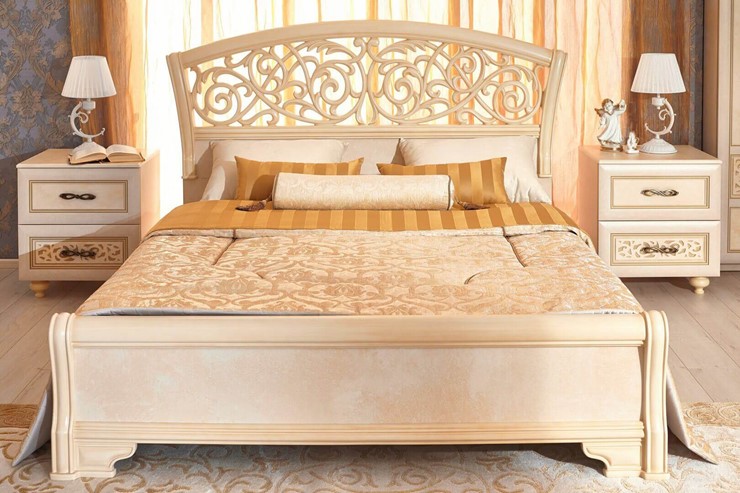 Гарнитур в спальню Александрия, кровать, 2 тумбочки, Ленто в Нижнем Новгороде - изображение 6