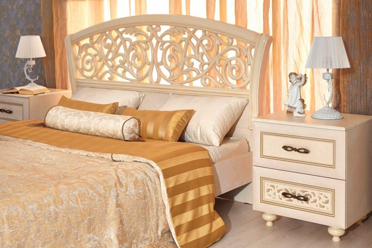 Гарнитур в спальню Александрия, кровать, 2 тумбочки, Ленто в Нижнем Новгороде - изображение 10
