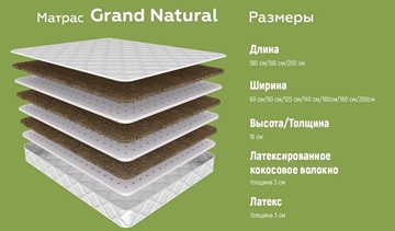 Матрас Grand, Natural в Нижнем Новгороде - предосмотр 4