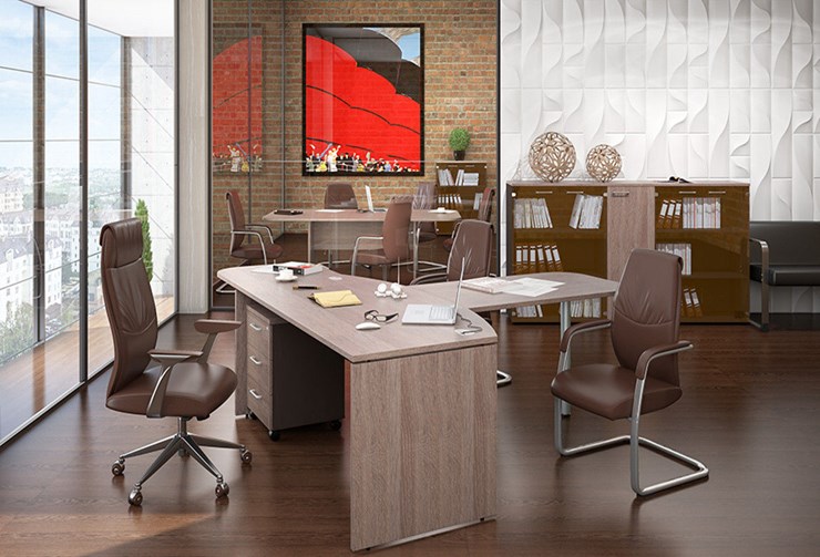 Комплект офисной мебели Xten в опенспэйс для четырех сотрудников в Нижнем Новгороде - изображение 2
