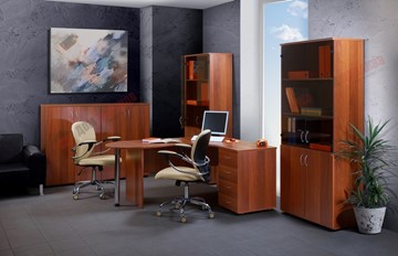 Комплект офисной мебели Референт, фасад орех в Арзамасе