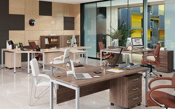 Офисный комплект мебели Xten S 1 - один стол с приставным брифингом в Нижнем Новгороде - предосмотр