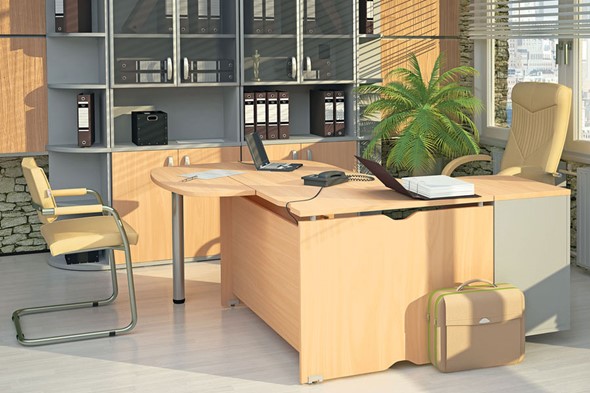 Набор мебели в офис Милан для руководителя отдела в Нижнем Новгороде - изображение