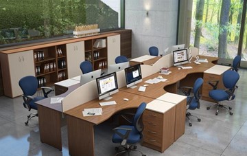Мебель для персонала IMAGO - рабочее место, шкафы для документов в Нижнем Новгороде - предосмотр
