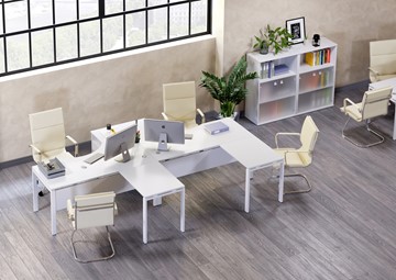 Набор мебели в офис Metal System Style (Белый/Белый) в Арзамасе