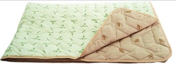Одеяло «Зима-Лето», ткань: тик, материалы: бамбук/верблюжья шерсть в Нижнем Новгороде
