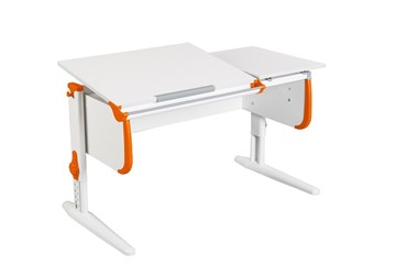 Растущий стол Дэми 1/75-40 (СУТ.25) белый/белый/Оранжевый в Нижнем Новгороде