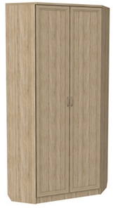 Шкаф распашной 401 угловой со штангой, цвет Дуб Сонома в Нижнем Новгороде