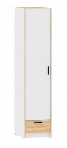 Однодверный шкаф Оттавия НМ 011.20 Белый Фасадный/Дуб Крафт Золотой в Нижнем Новгороде