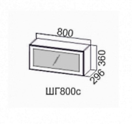 Навесной шкаф Волна, ШГ800с/360 в Нижнем Новгороде - изображение