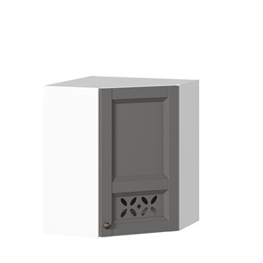 Шкаф кухонный Амели-3 угловой 600 ЛД 299.610.000.055, Белый/Оникс серый в Нижнем Новгороде
