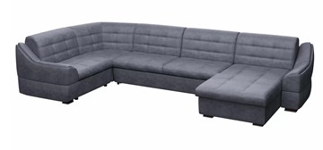 Большой диван с оттоманкой и креслом Антарес 1 ПДУ New в Арзамасе