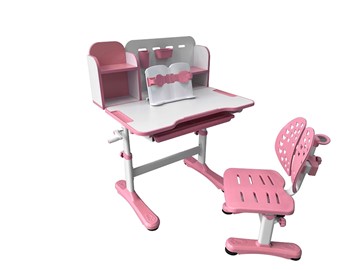 Парта растущая и стул Vivo Pink FUNDESK в Арзамасе