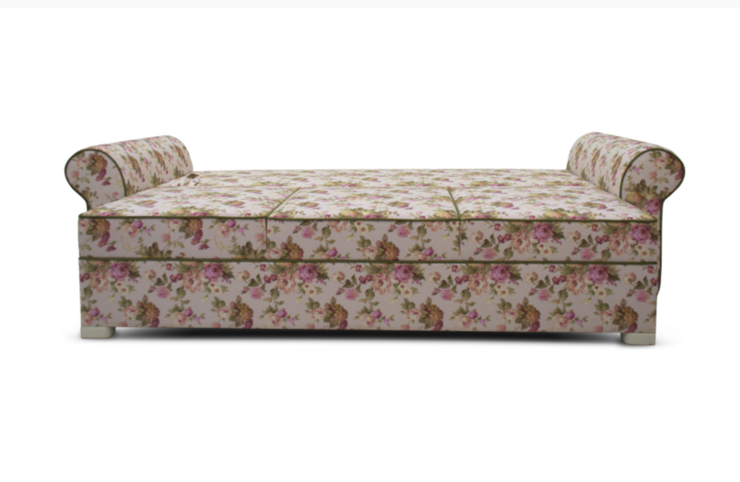Прямой диван Ameli (Arcadia rose+shaggy green+glance bone) в Нижнем Новгороде - изображение 4