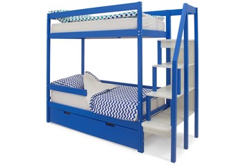 Двухэтажная детская кровать Svogen синий в Нижнем Новгороде - предосмотр