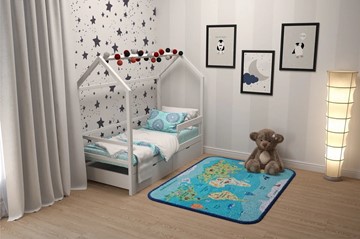 Детская кровать-домик Svogen белый в Нижнем Новгороде - предосмотр 6