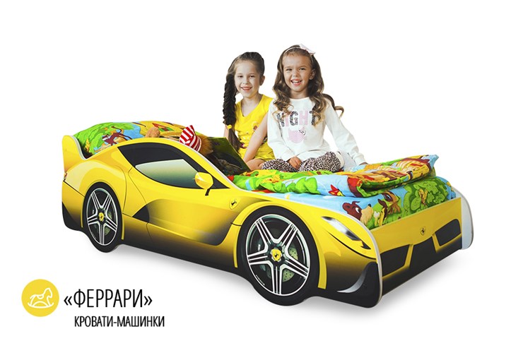 Детская кровать-машина Ferrari в Нижнем Новгороде - изображение 1