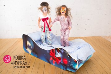 Детская кровать-зверенок Кошка-Мурка в Нижнем Новгороде - предосмотр 1