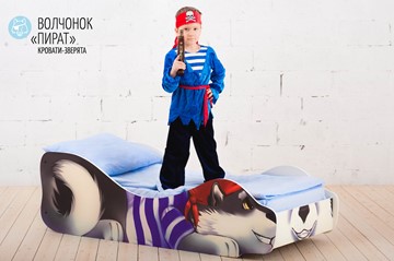 Детская кровать Волчонок-Пират в Нижнем Новгороде - предосмотр 1