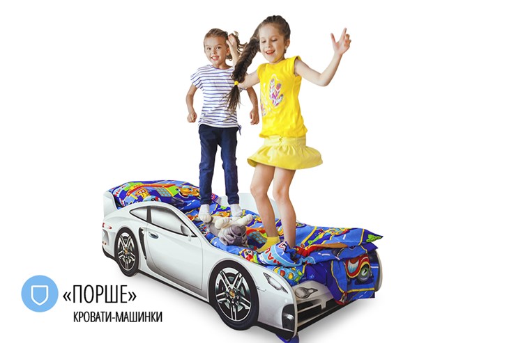 Кровать-машина детская Porsche в Нижнем Новгороде - изображение 4
