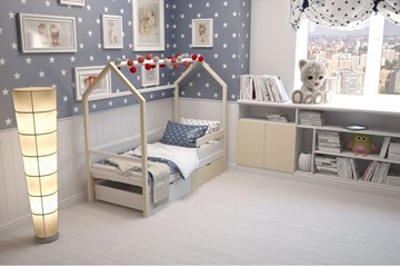 Детская кровать-домик Svogen бежево-белый в Нижнем Новгороде - предосмотр 6