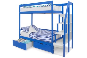 Двухэтажная детская кровать Svogen синий в Нижнем Новгороде - предосмотр 5