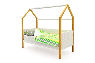Детская кровать-домик «Svogen белая-дерево» мягкая в Нижнем Новгороде - предосмотр