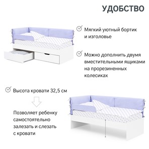 Мягкая кровать Denvas, нежная сирень в Нижнем Новгороде - предосмотр 15