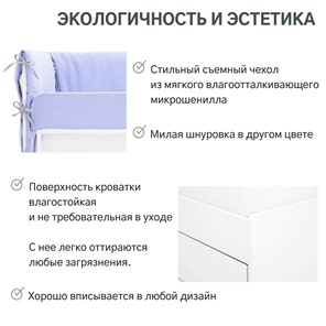 Мягкая кровать Denvas, нежная сирень в Нижнем Новгороде - предосмотр 16