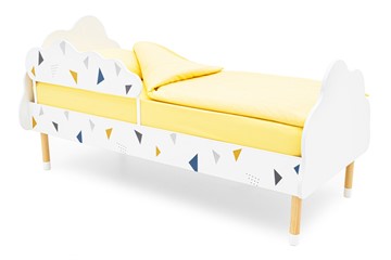 Кровать в детскую Stumpa Облако "Треугольники желтый, синий" в Нижнем Новгороде