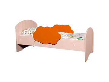 Детская кровать Тучка, корпус Дуб млечный, фасад Оранжевый в Нижнем Новгороде