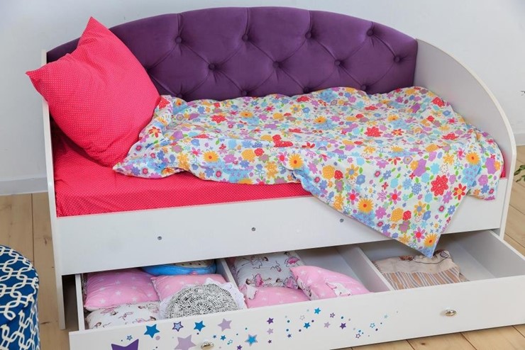 Кровать с бортиками Звездочка с бортиком, Фиолетовый в Нижнем Новгороде - изображение 6