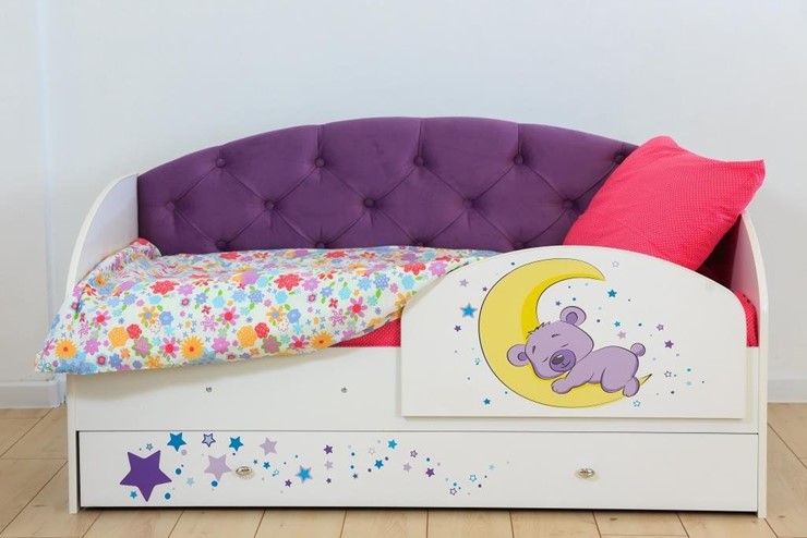 Кровать с бортиками Звездочка с бортиком, Фиолетовый в Нижнем Новгороде - изображение 7