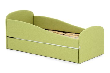 Мягкая кровать с ящиком Letmo авокадо (рогожка) в Нижнем Новгороде - предосмотр 12
