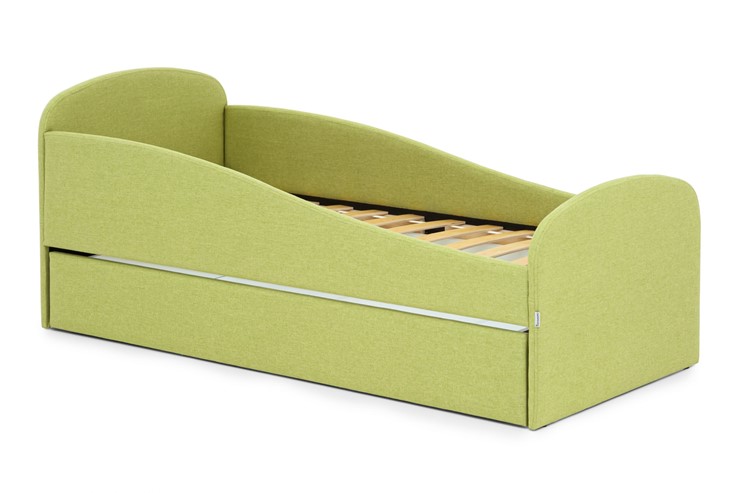Мягкая кровать с ящиком Letmo авокадо (рогожка) в Нижнем Новгороде - изображение 12