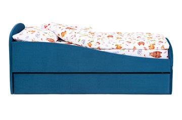 Мягкая кровать с ящиком Letmo морской (велюр) в Нижнем Новгороде - предосмотр 10