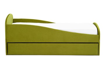 Мягкая кровать с ящиком Letmo оливковый (велюр) в Нижнем Новгороде - предосмотр 17