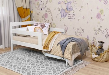 Кровать-софа детская Нордик 800х1600, массив белый в Нижнем Новгороде - предосмотр 2
