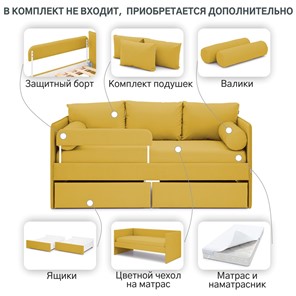 Кровать Soffal горчичный (велюр) в Нижнем Новгороде - предосмотр 22