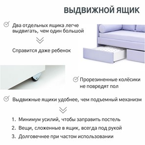 Мягкая кровать Soffal нежная сирень (микрошенилл) в Нижнем Новгороде - предосмотр 22