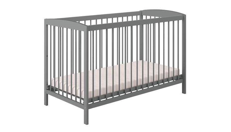 Кроватка для новорожденных POLINI Kids Simple 101 Серый в Нижнем Новгороде - изображение 1