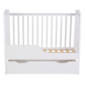 Кроватка для новорожденных POLINI Kids Simple 310-02 Белый в Нижнем Новгороде - предосмотр 1