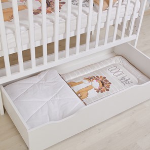 Кроватка для новорожденных POLINI Kids Simple 310-02 Белый в Нижнем Новгороде - предосмотр 7