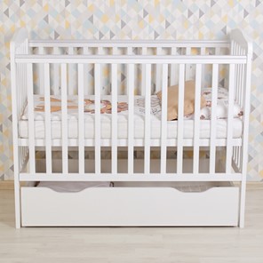 Кроватка для новорожденных POLINI Kids Simple 310-02 Белый в Нижнем Новгороде - предосмотр 8