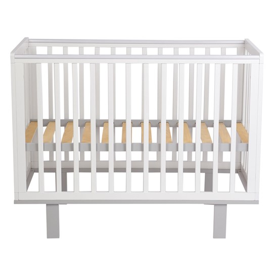 Кровать для новорожденных серия 3400 POLINI Kids Simple 340 Белый / Серый в Нижнем Новгороде - изображение 2
