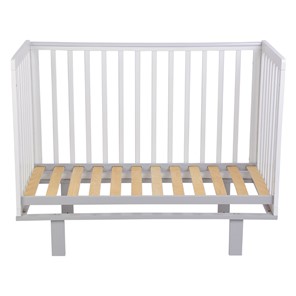 Кровать для новорожденных серия 3400 POLINI Kids Simple 340 Белый / Серый в Нижнем Новгороде - предосмотр 3