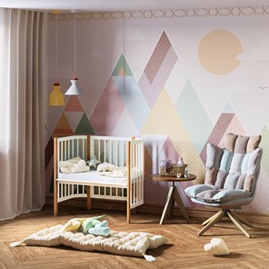 Детская кровать POLINI Kids Simple 120 Белый / Бук в Нижнем Новгороде - предосмотр 9